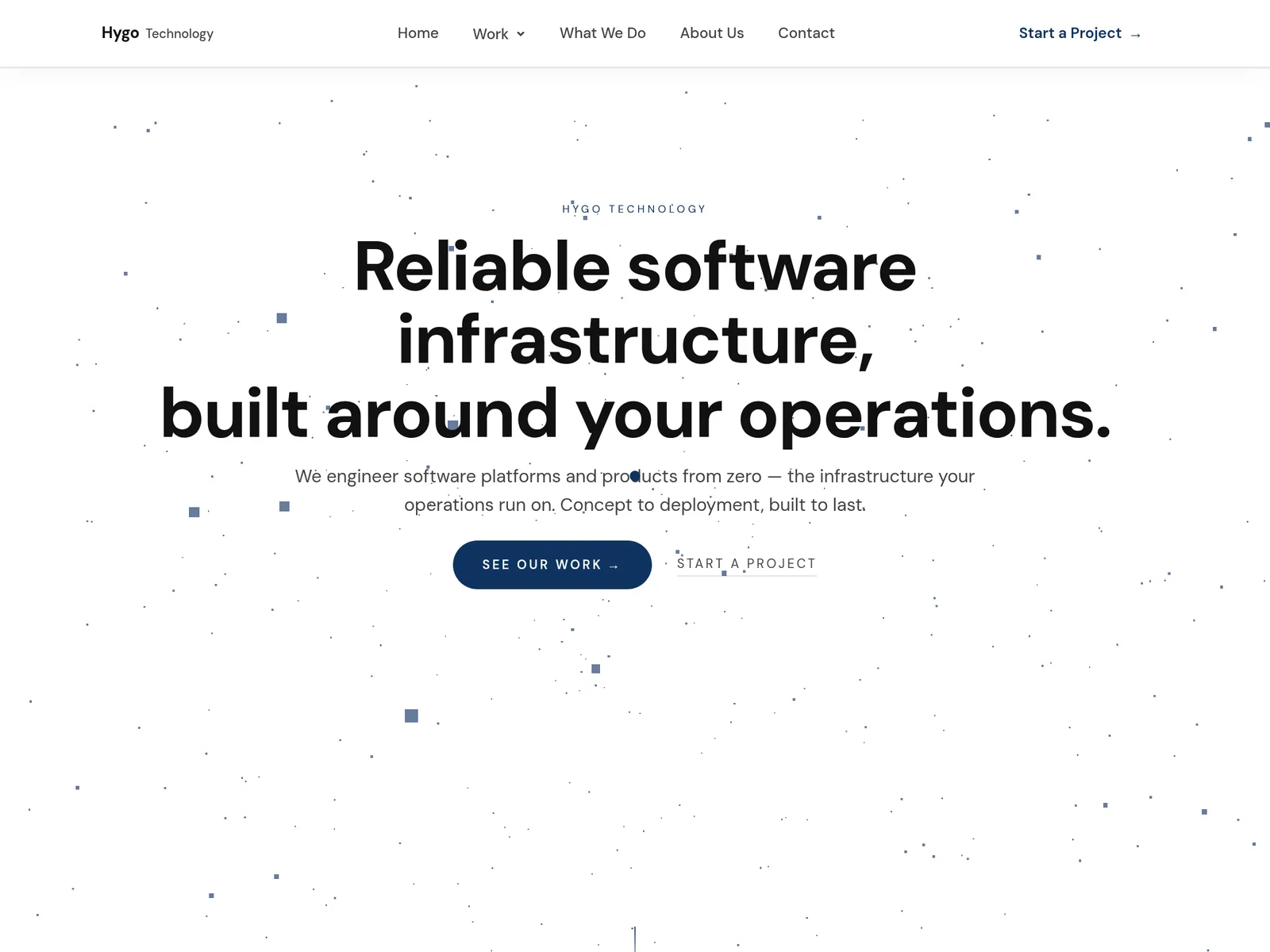 Hygo Technology — screenshot